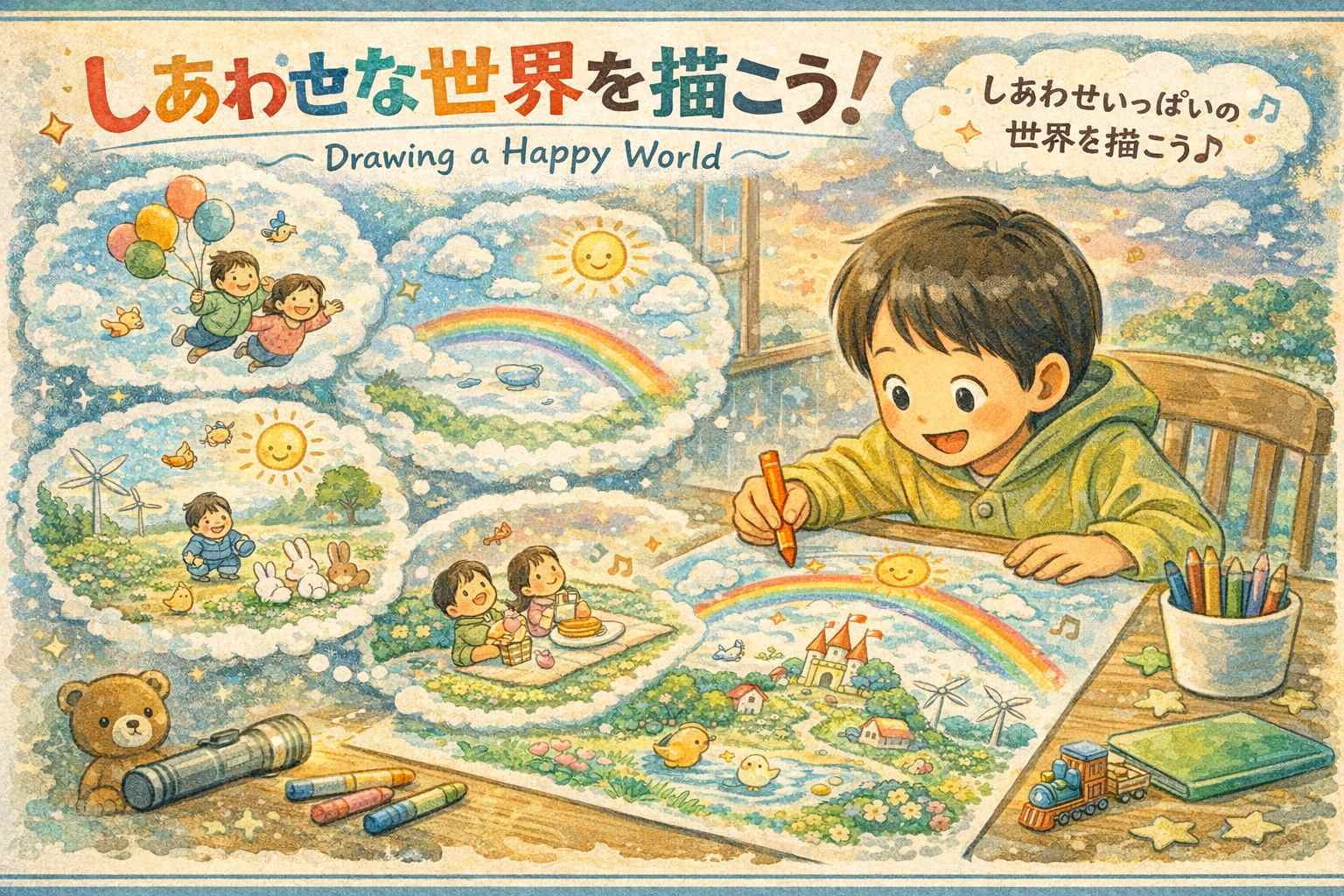 みんなが幸せになる世界を描こう
