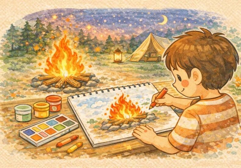 子どもが描く絵 火の絵の心理