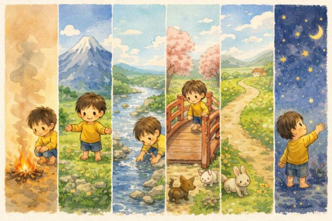 子どもの絵のモチーフ