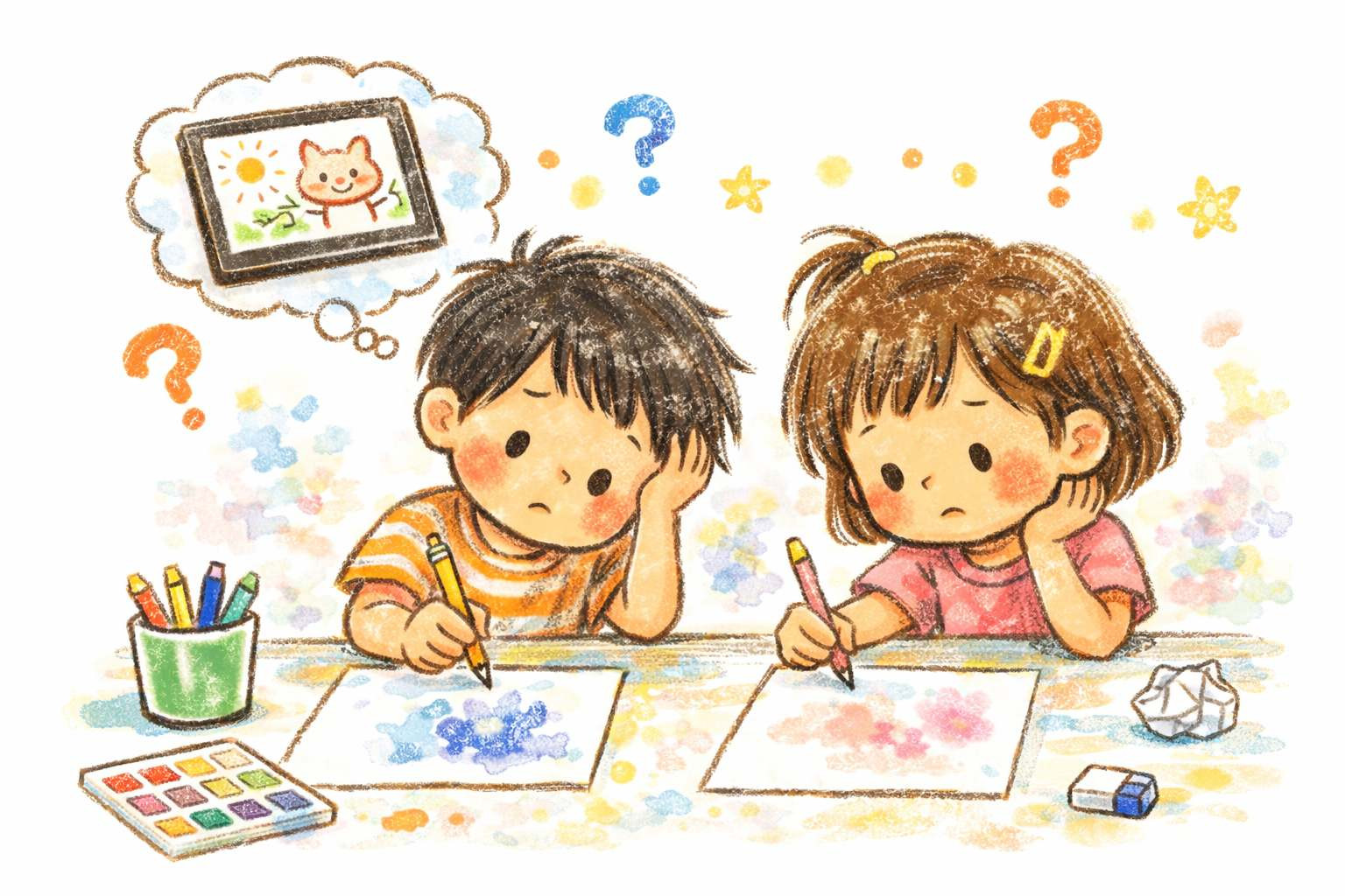 デジタルアートならうまく描けるのに