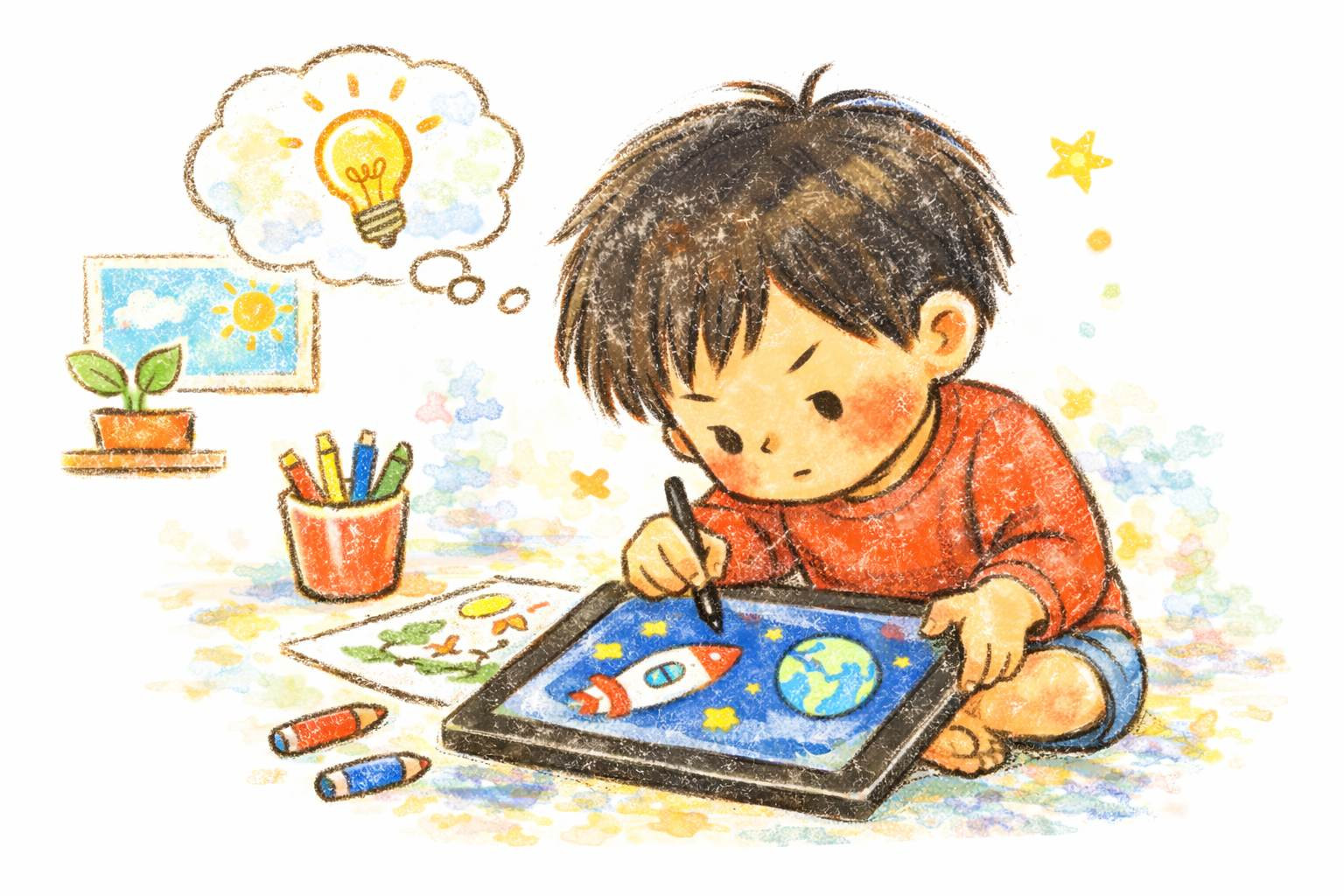デジタルアートで思考力を育てる