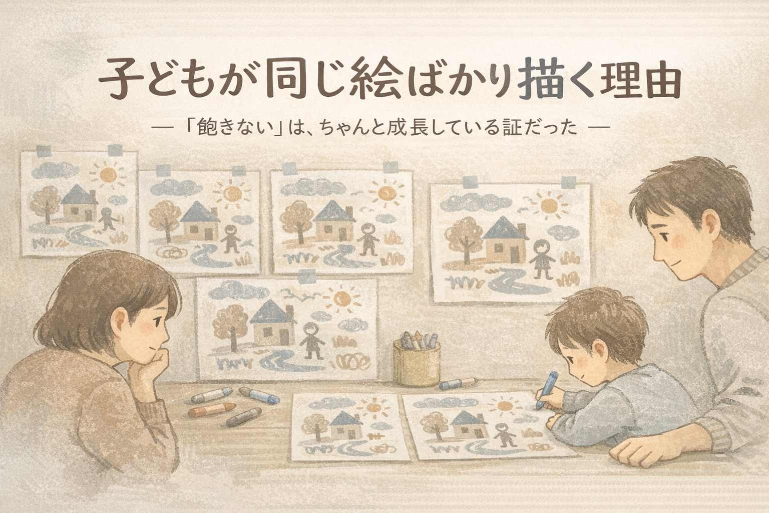 子どもが同じ絵ばかり