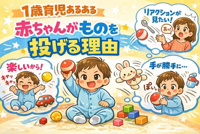 １歳がものを投げる理由