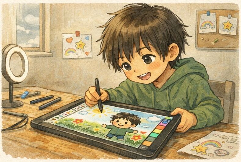 デジタルで描く子の自己肯定感が高まりやすい理由