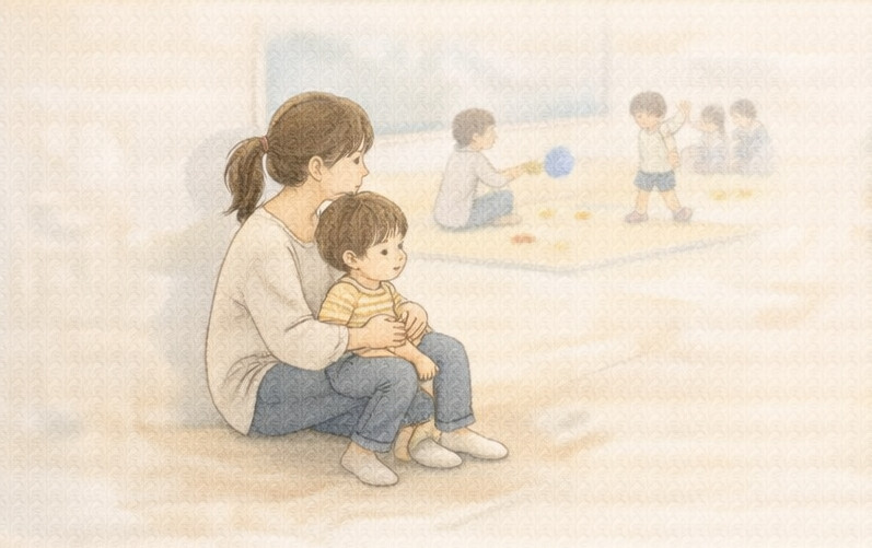 支援センターで固まる