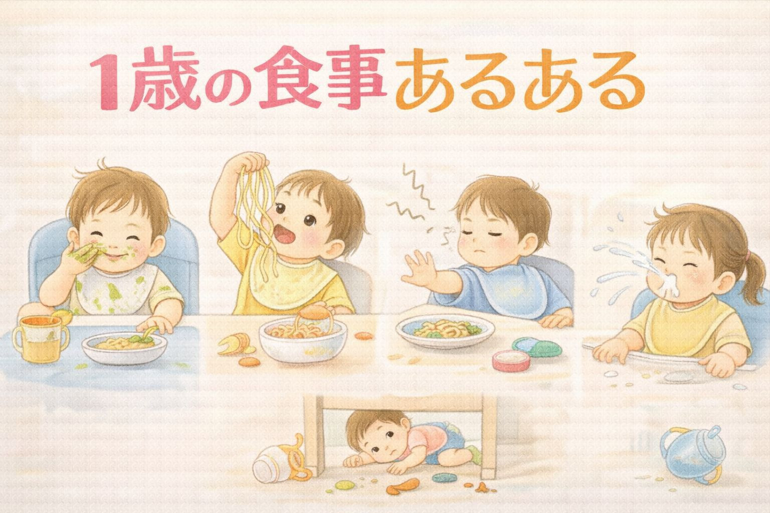 1歳の遊び食べ・立ち歩きはなぜ起こる？ごはんがうまくいく具体的5ステップ