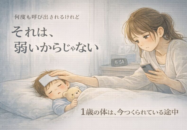 １歳の病院通い