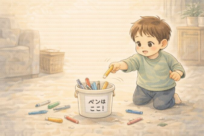 子育て収納方法