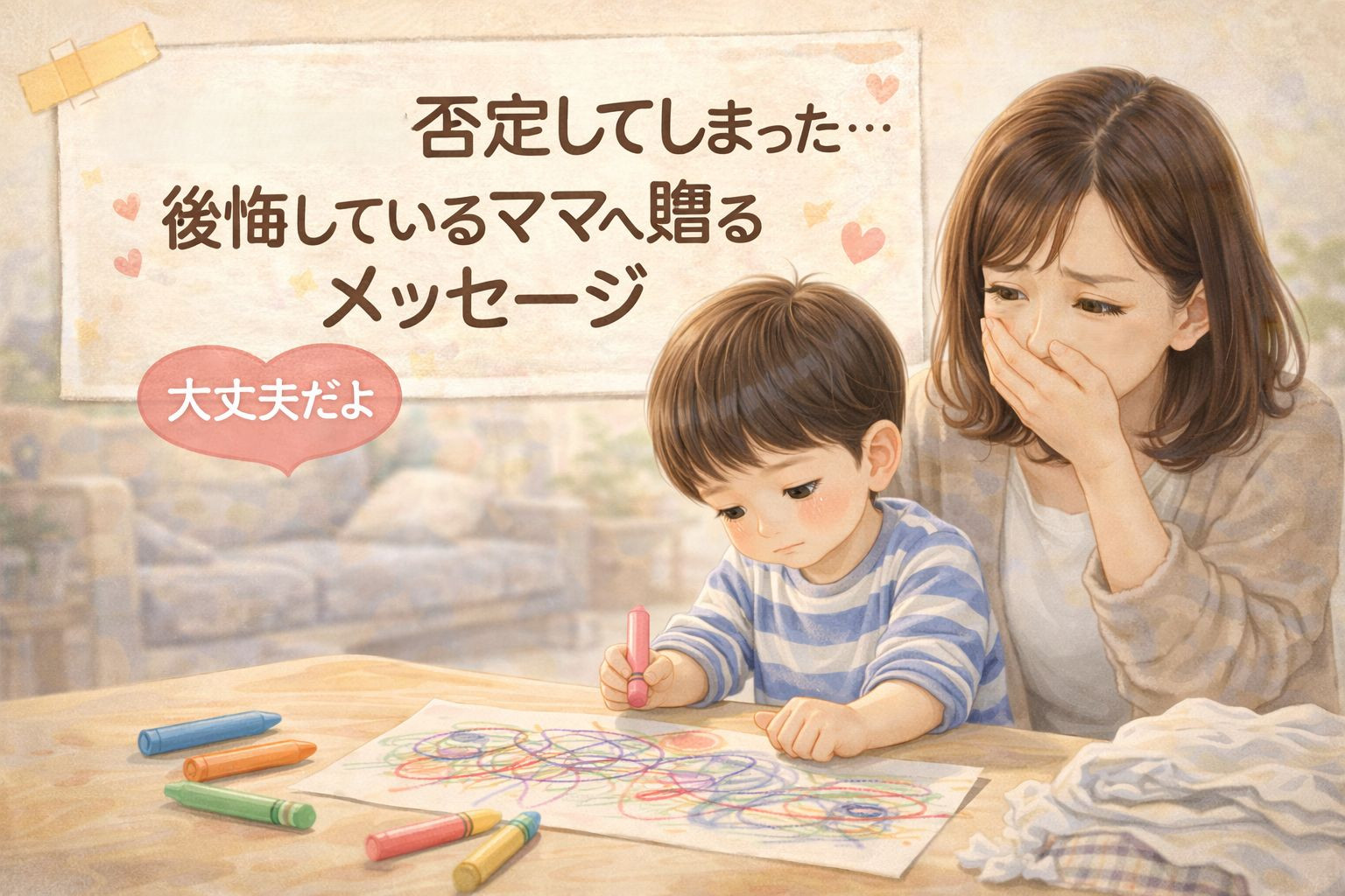 子どもを否定してしまった