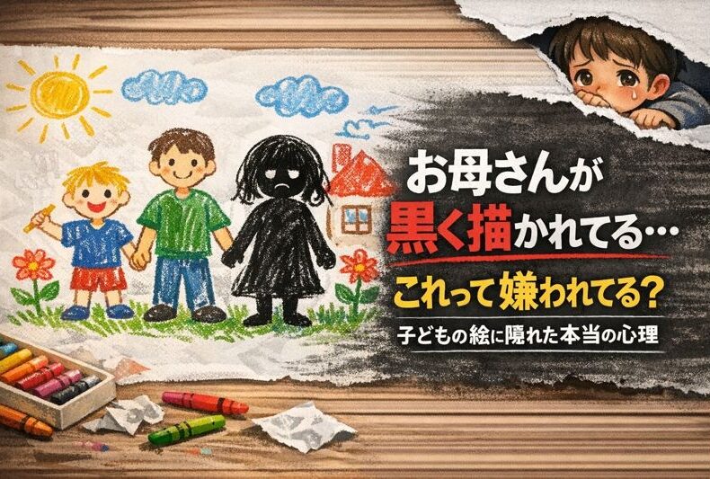 お母さんが黒い
