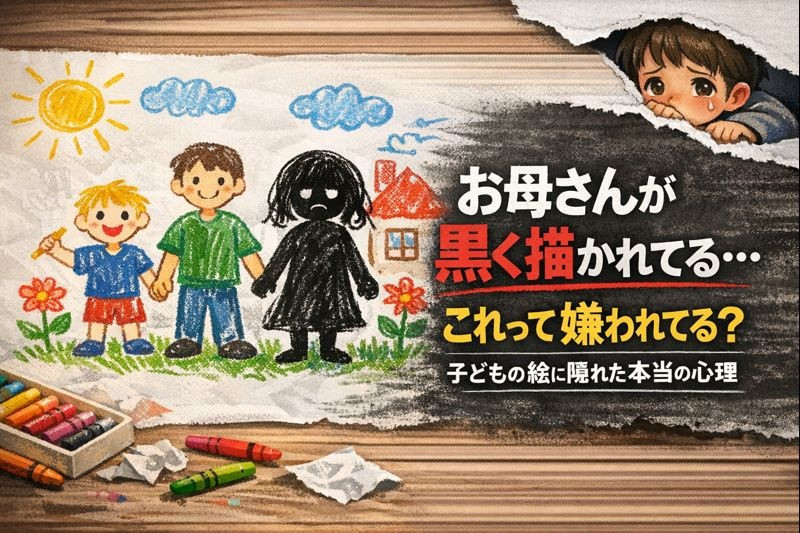 お母さんが黒い