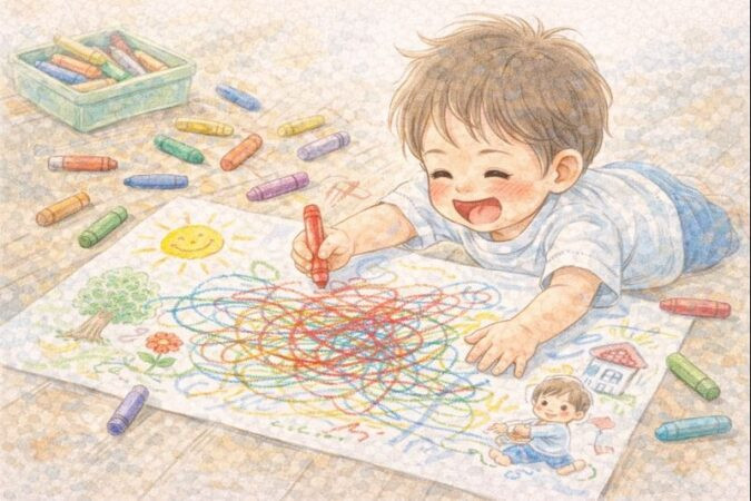 ぐりぐり描くのが楽しい