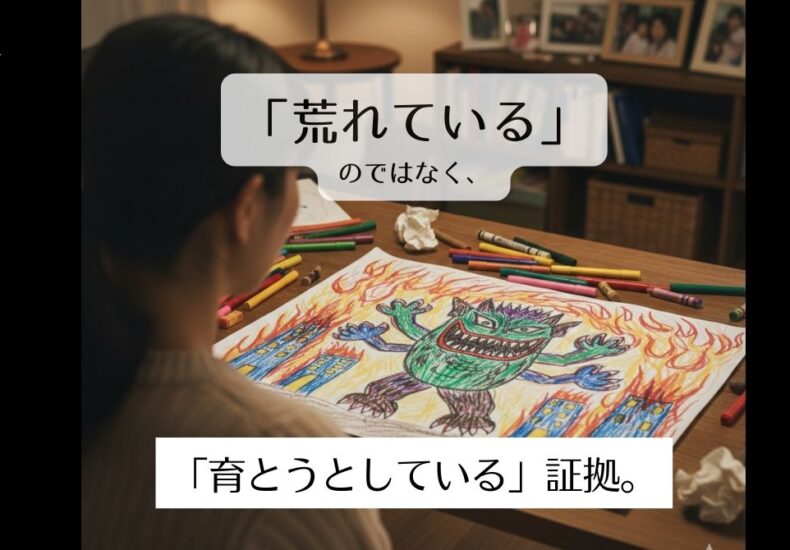 荒れている」のではなく、 「育とうとしている」証拠。