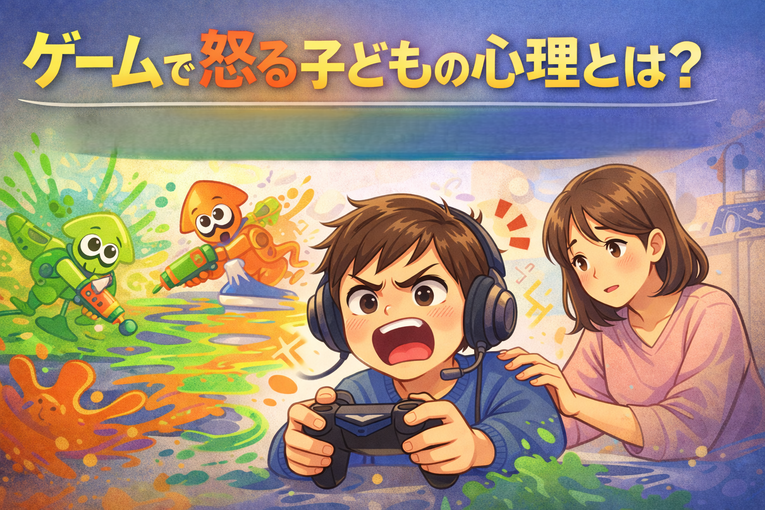 ゲームで怒る 子ども 心理