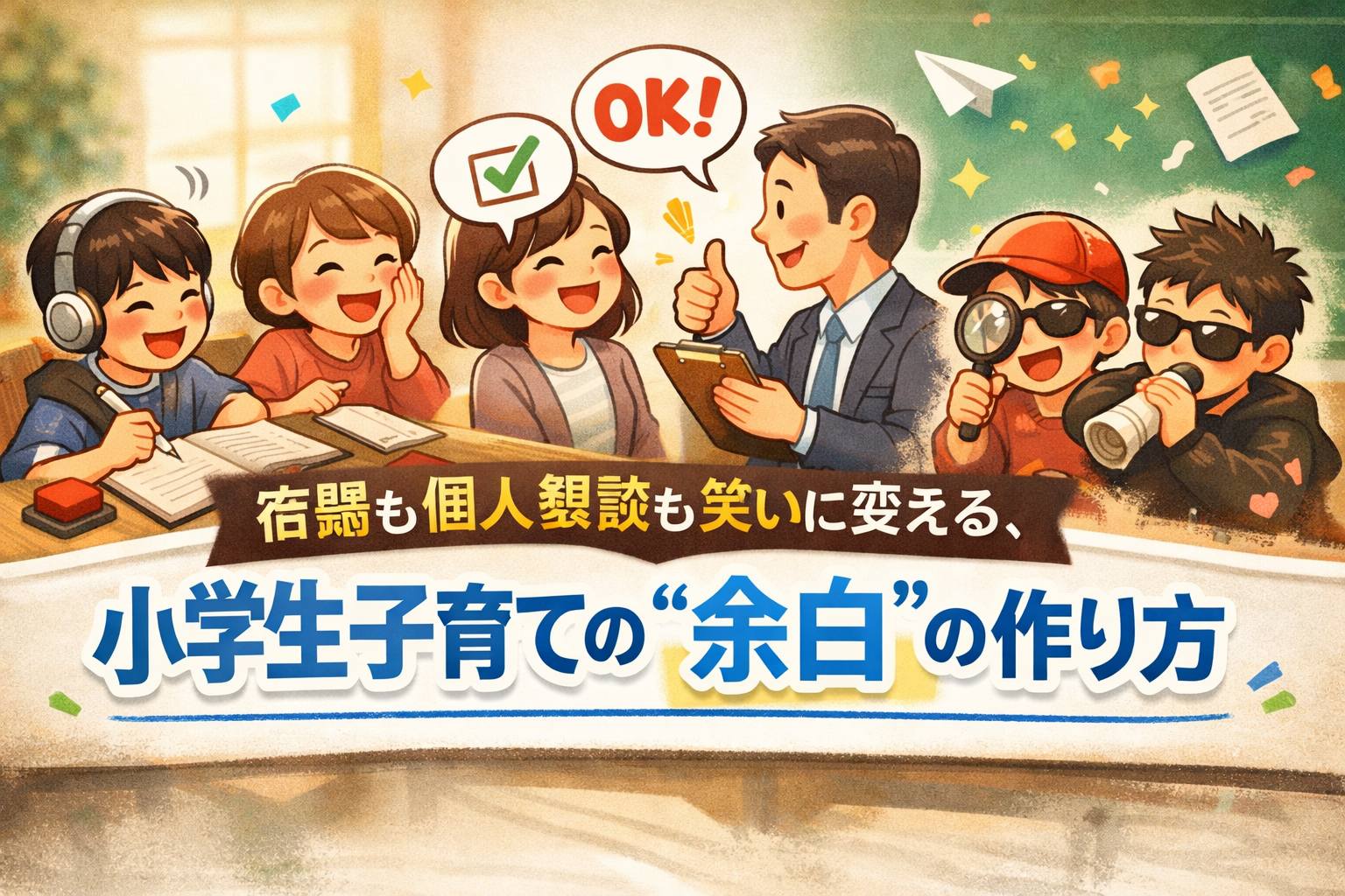 小学生の余白の作り方