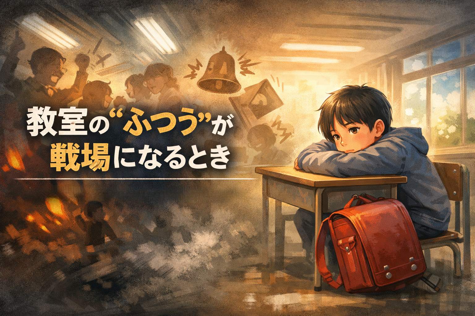 感覚過敏の小学生