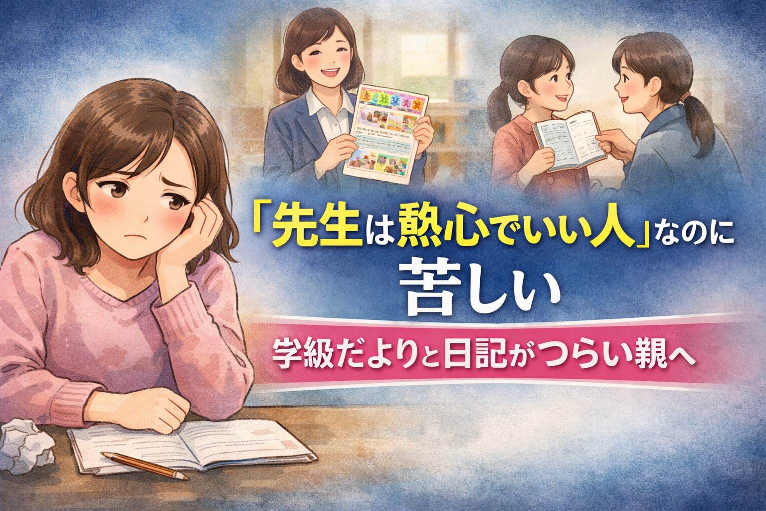 熱心でいい先生なのにモヤモヤする