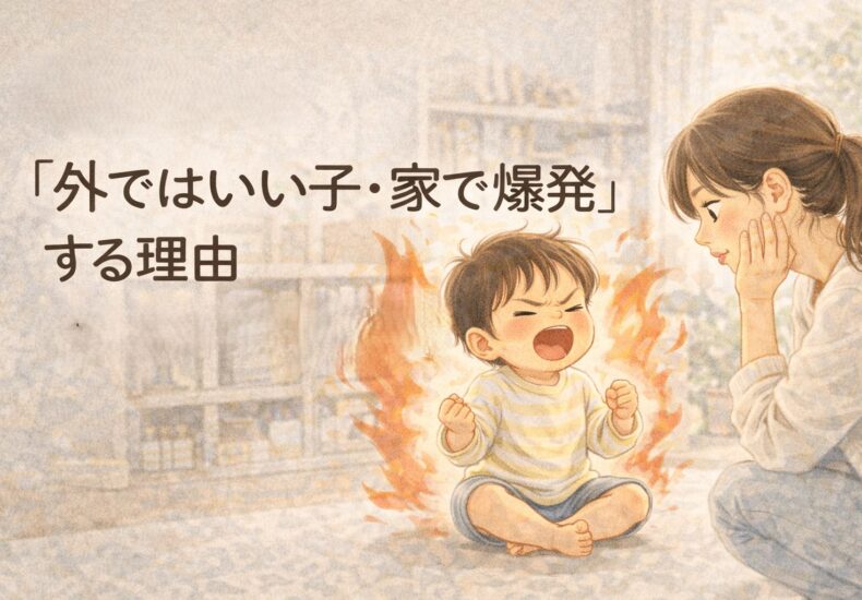 ３歳家では爆発する