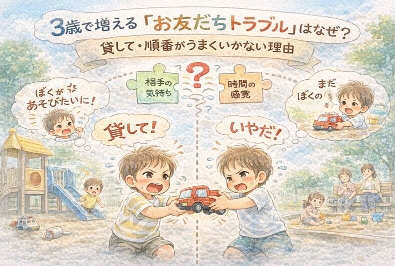 ３歳お友達トラブル
