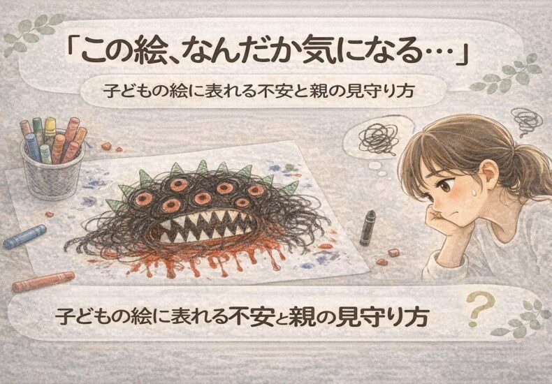 子どもの絵が不安