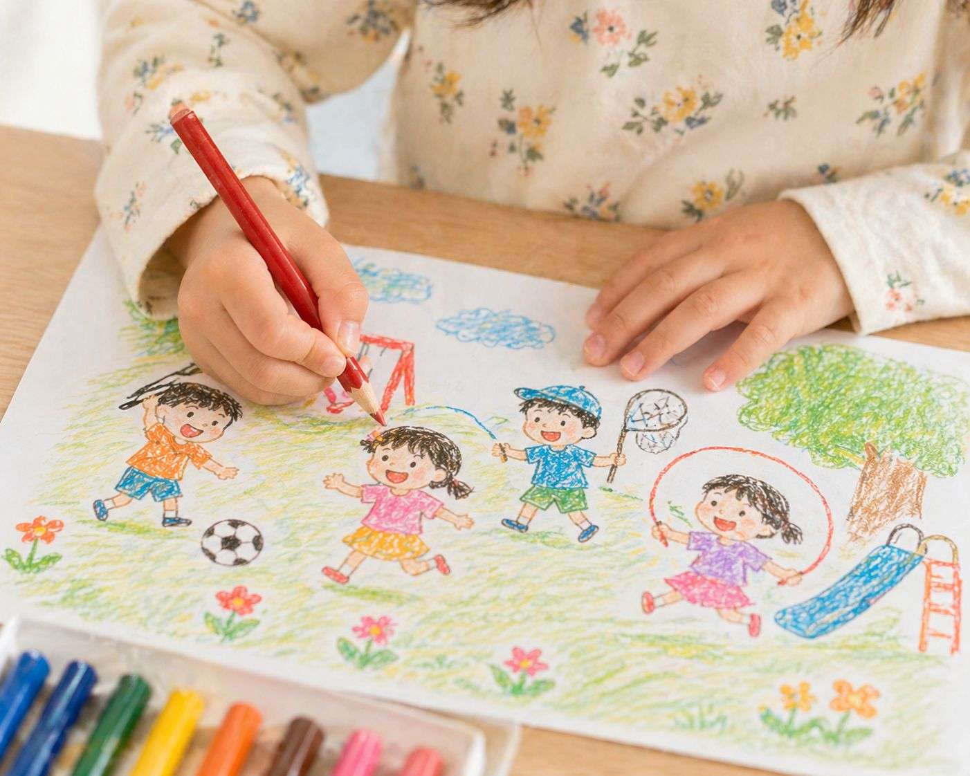 友達の絵に隠れた子どもの気持ち