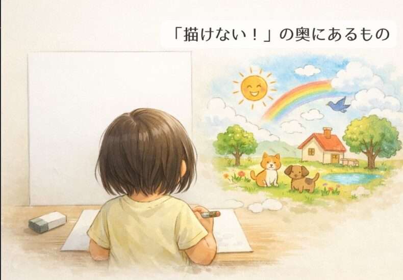 描けないの奥にあるもの