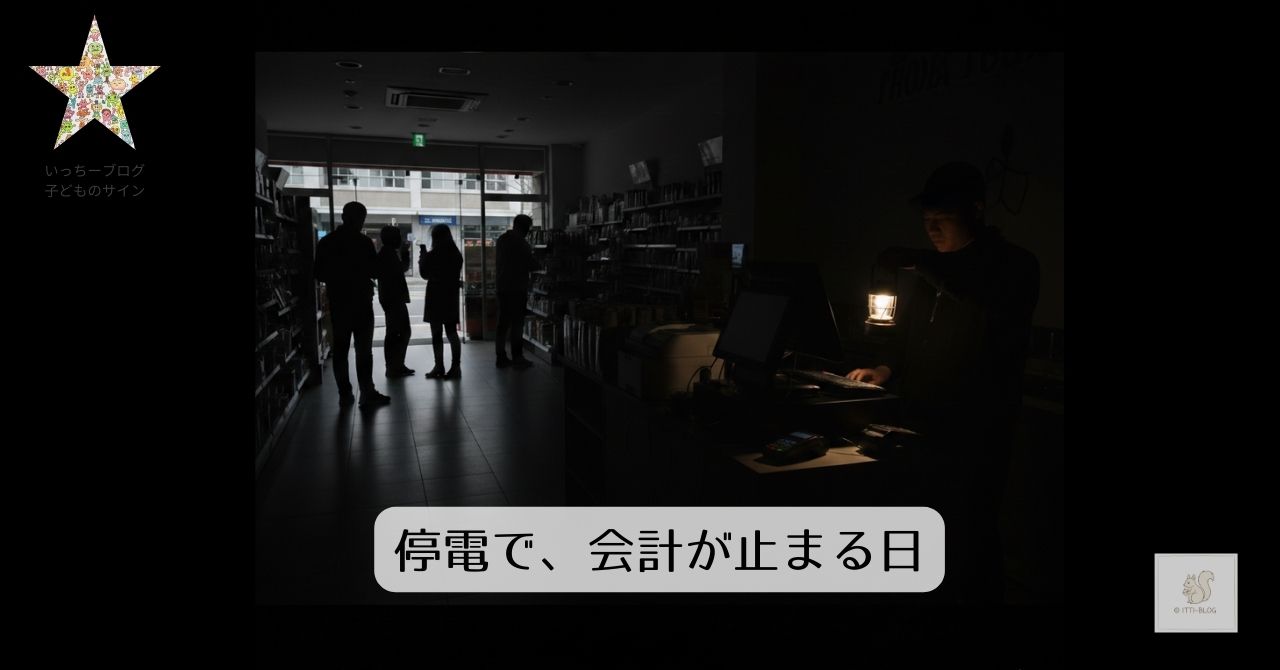 停電で、会計が止まる日